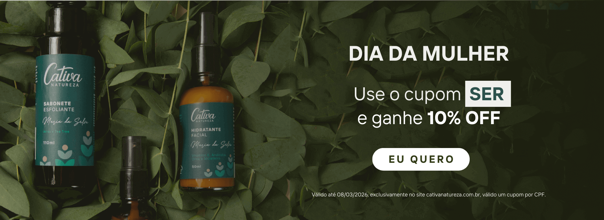 Cosméticos naturais e veganos