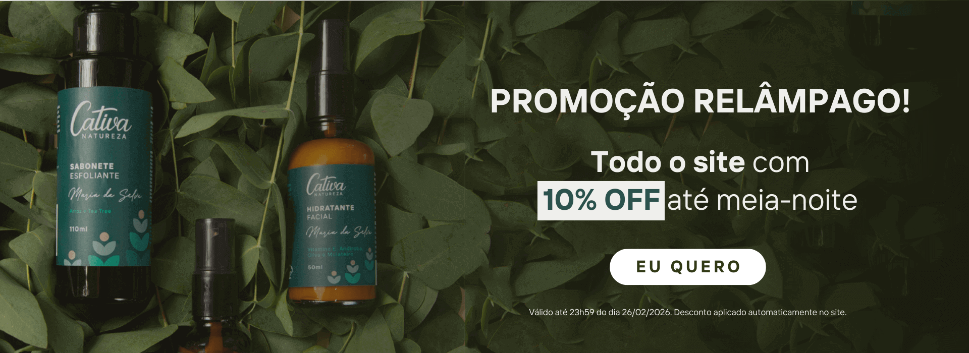 Cosméticos naturais e veganos