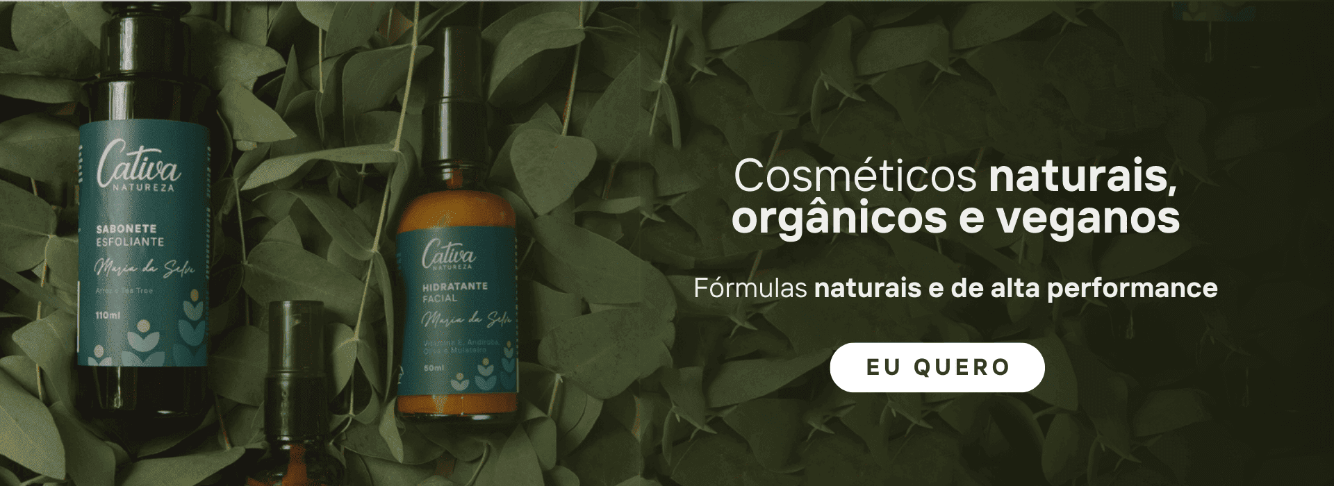 Cosméticos naturais e veganos