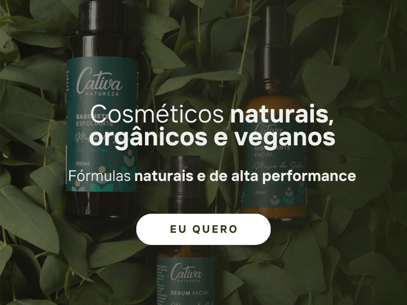 cosméticos naturais, orgânicos e veganos